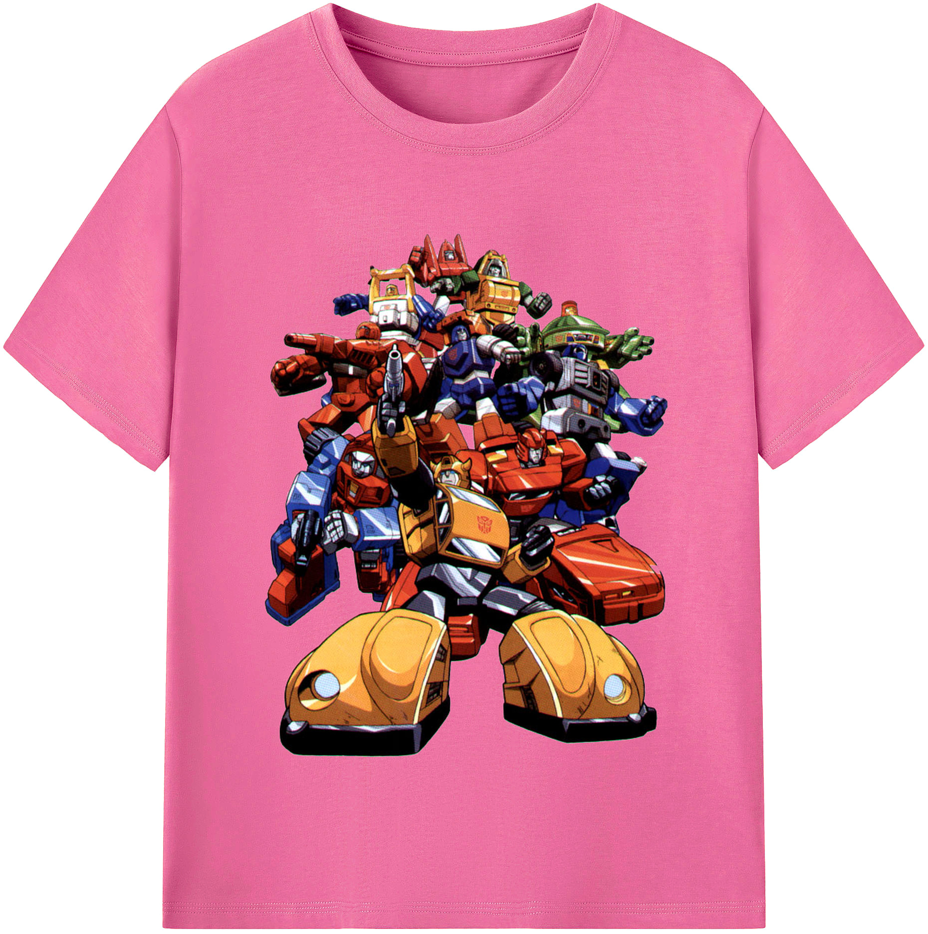 （画像用）  レディースカジュアルプリントTシャツ（綿100％）